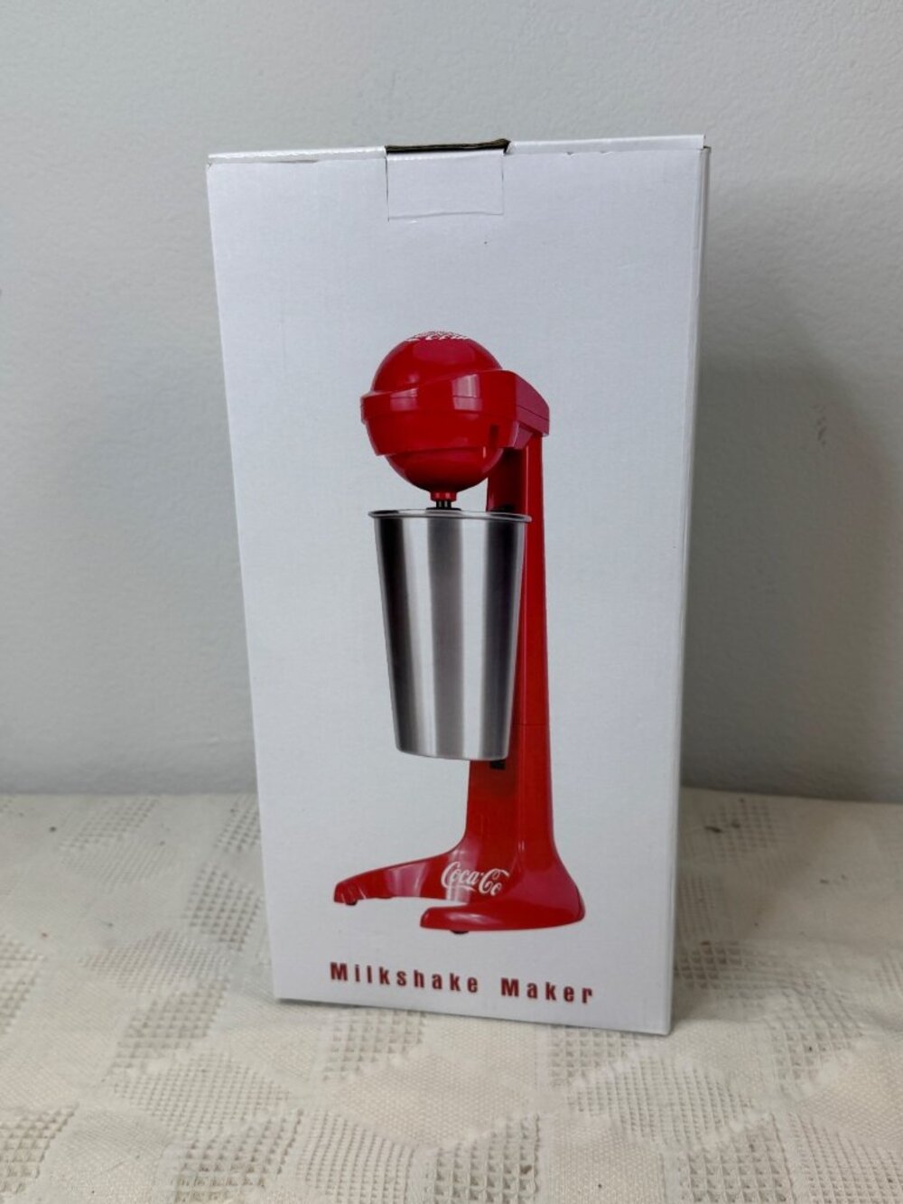 Coca-Cola Red Milkshake Maker With Stainless Steel Cup - Collectors Series NIB